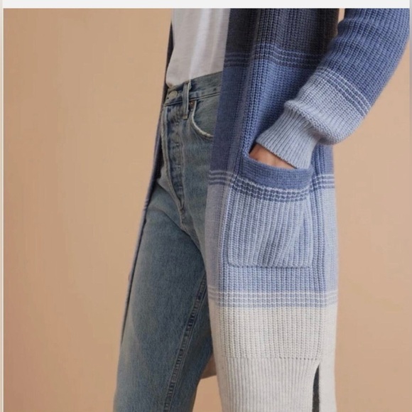 Marine Layer Cabin Cardigan Blue Ombre - Picture 2 of 9